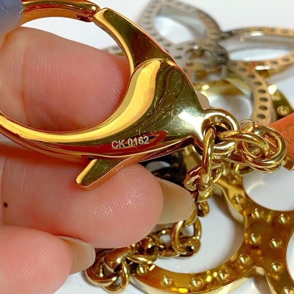 LOW START Louis Vuitton Bijoux Sac Tapage Gold Tone Key Ring Bag Charm - Picture 3 of 10